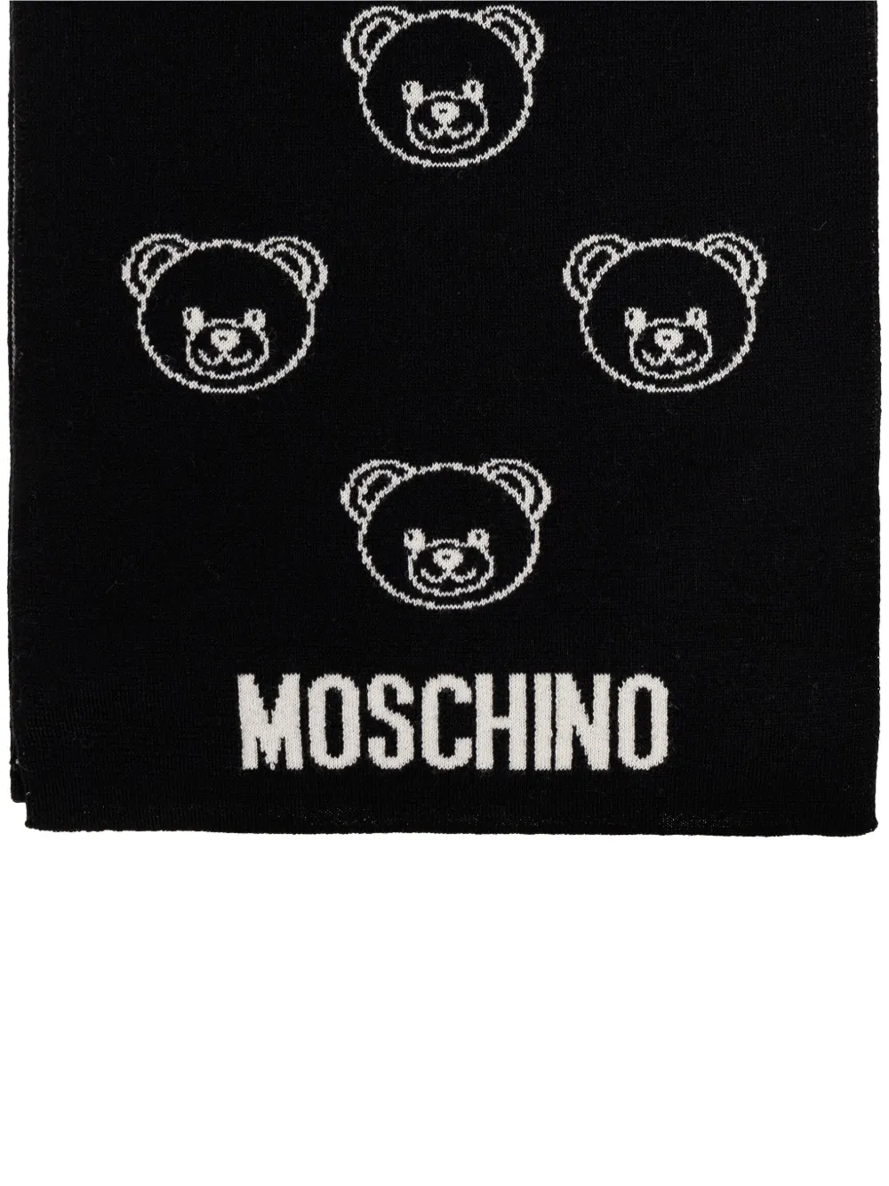 

Шарф с принтом Teddy Bear Moschino