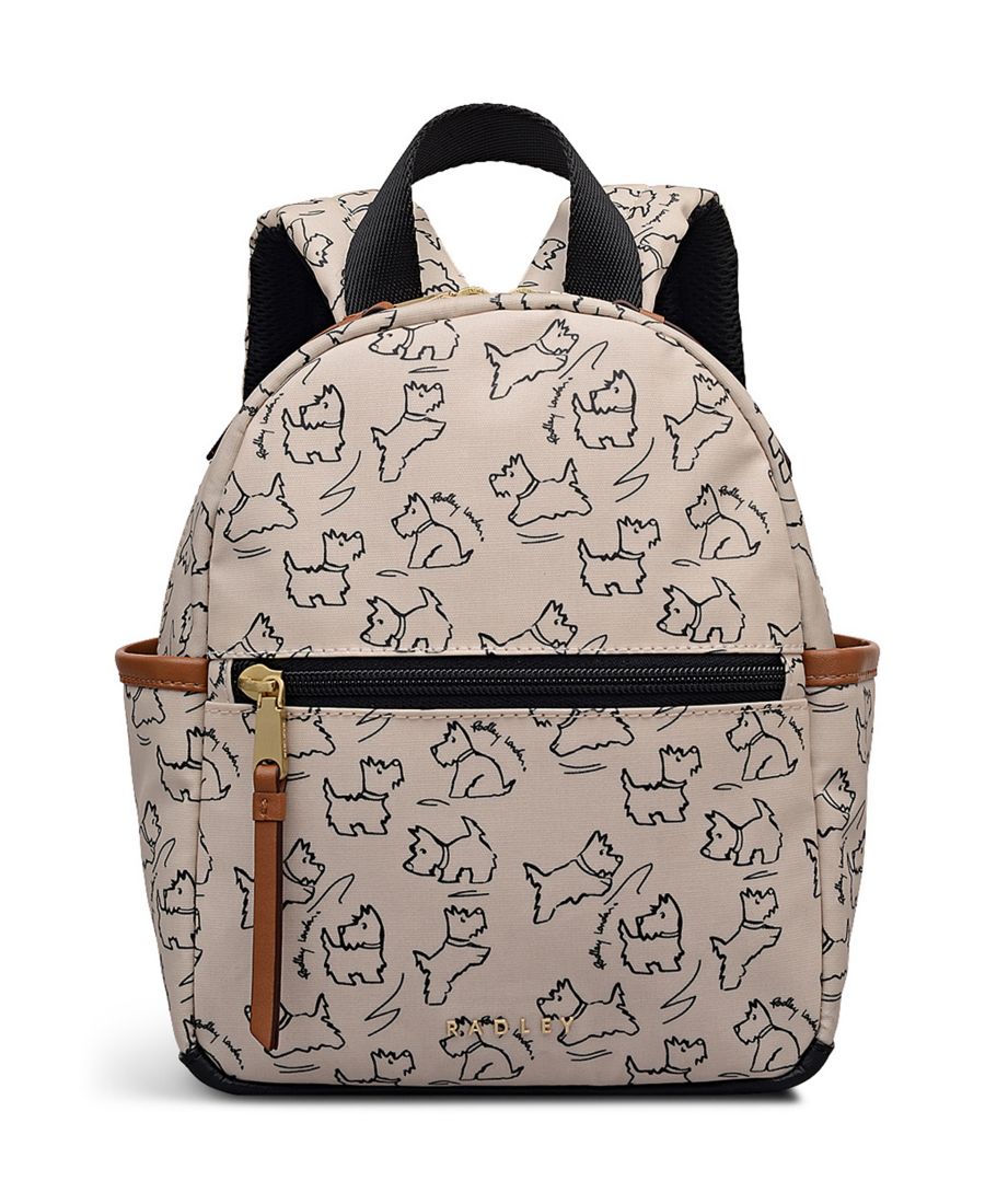 

Мини-рюкзак Sketch Street с застежкой-молнией Radley London, Chalk