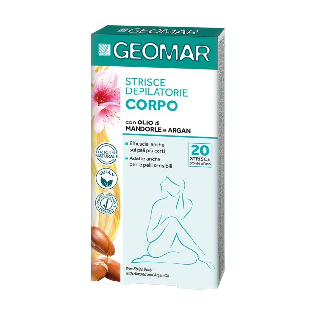 

Полоски для депиляции ног и рук (20 шт.) Geomar