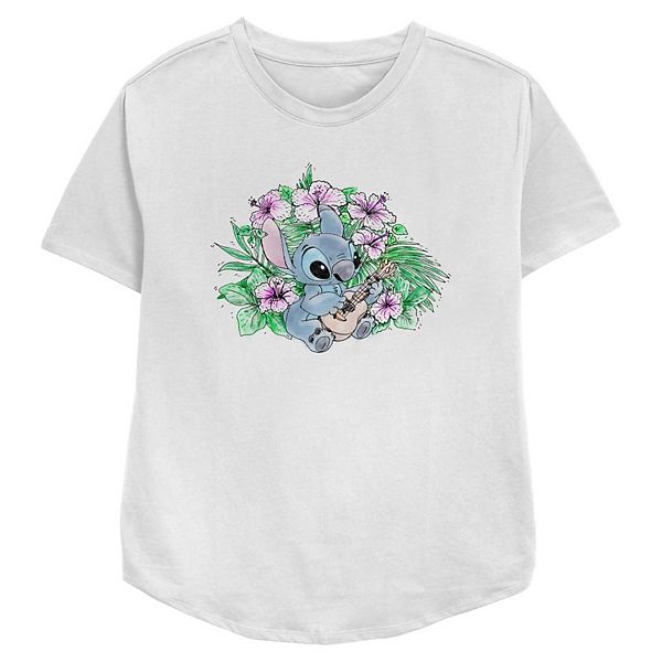 

Футболка Lilo & Stitch играет на укулеле Disney