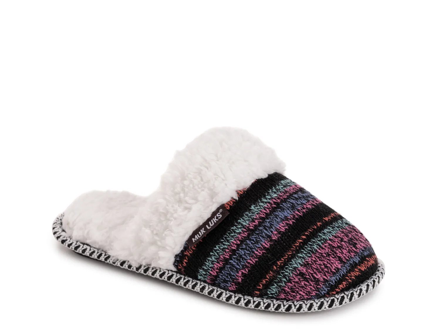 Тапочки MUK LUKS Frida Scuff Slipper - Women's, Multicolor Stripe Print