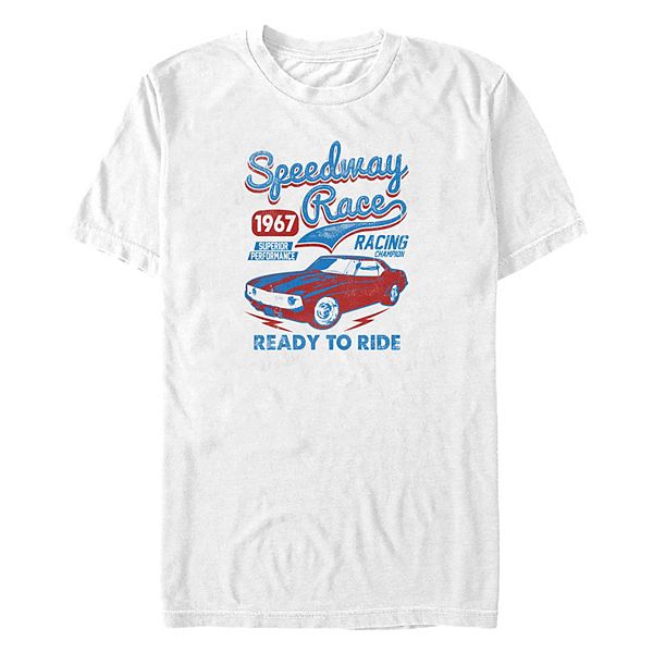 

Футболка Big & Tall с принтом в стиле американа "Speedway Race 1967 Ready to Ride" Licensed Character