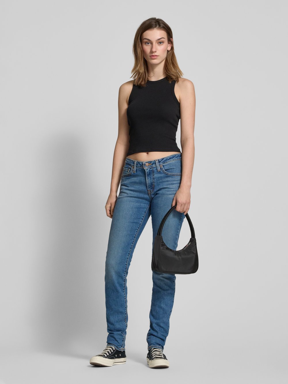 

Джинсы скинни с 5 карманами, модель «SUPERLOW SKINNY GRAB» Levi's