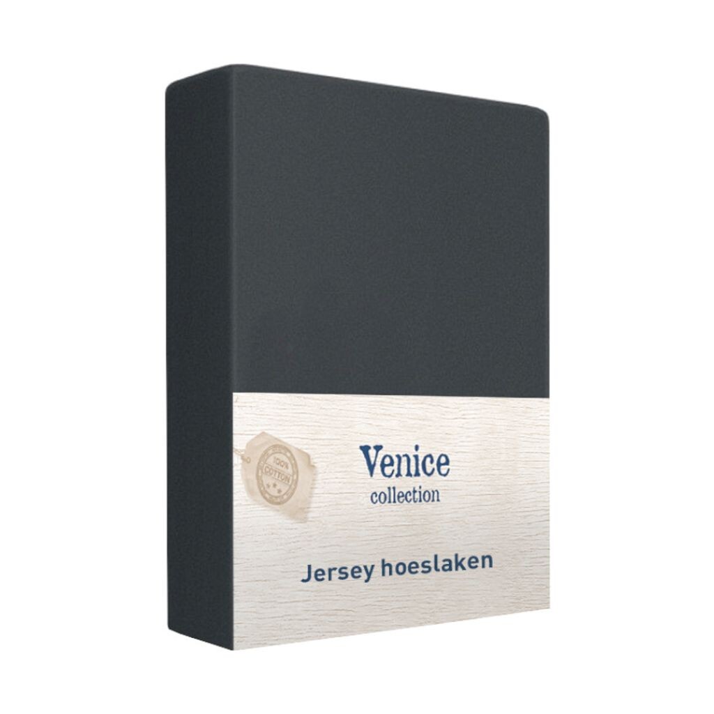 

Простыня Venice Jersey антрацит 80/90 х 200 см