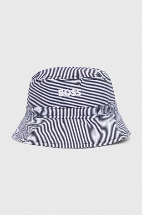 

Хлопковая шапка Boss, темно-синий