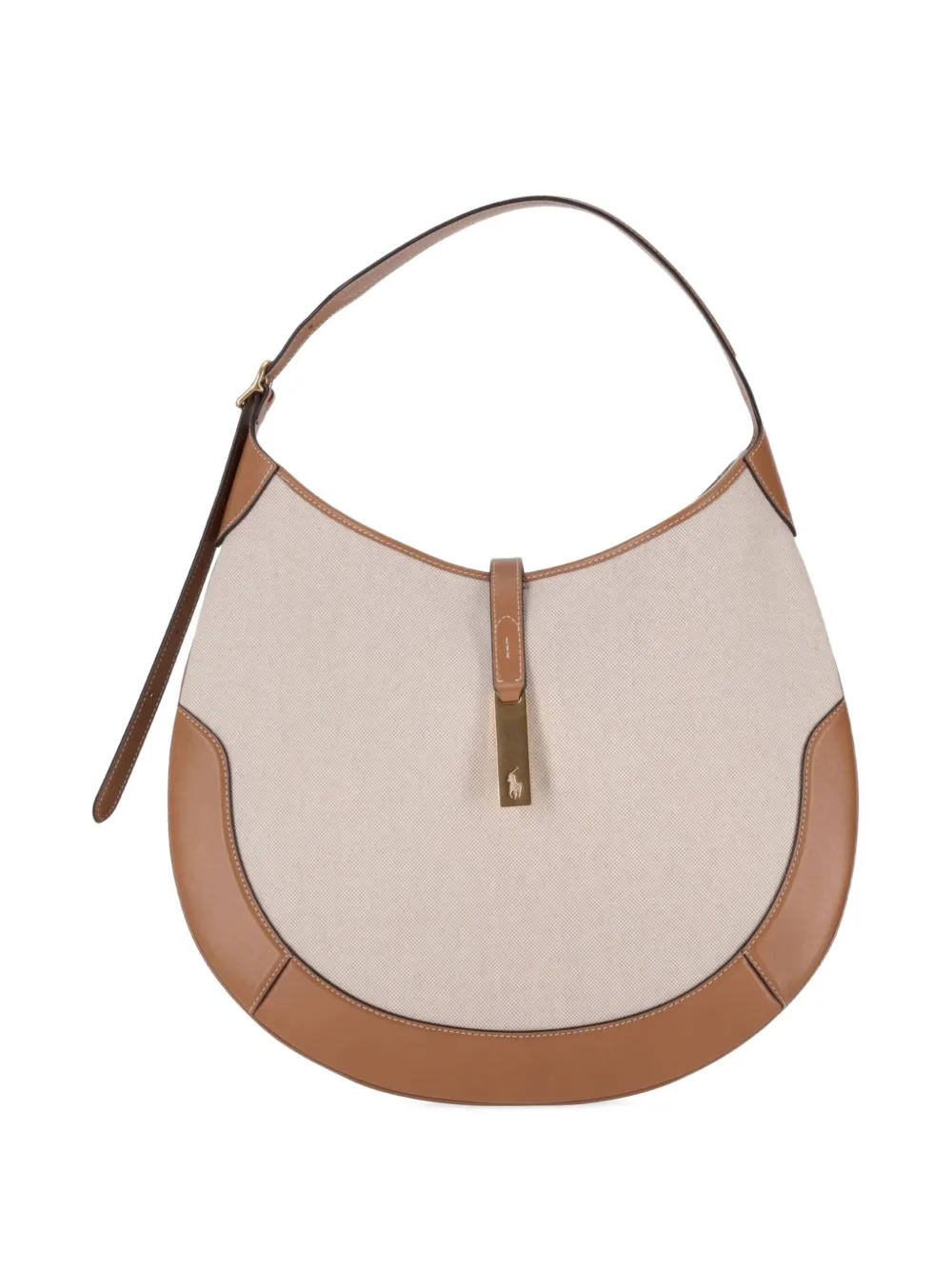 

Большая сумка на плечо Polo ID Polo Ralph Lauren, бежевый