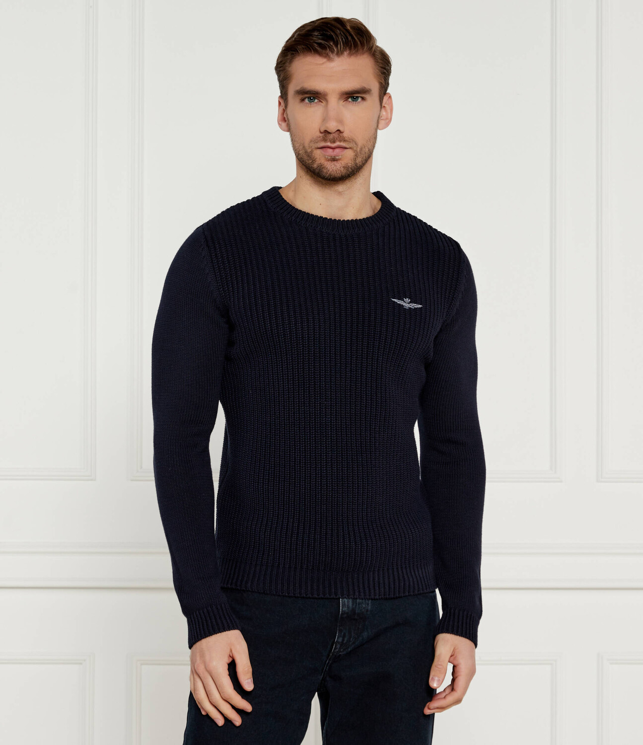 

Свитер Aeronautica Militare Regular Fit, темно-синий