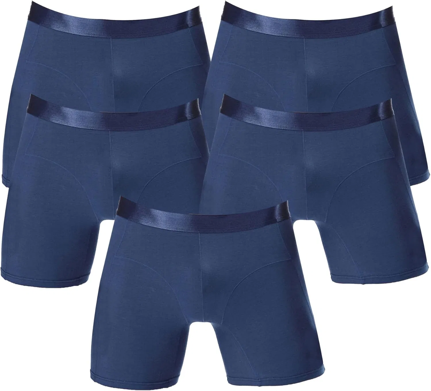 Боксеры мягкие дышащие, 3 шт, Blau5pc