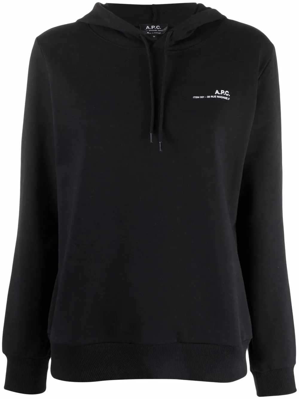 

Худи с логотипом A.P.C., черный
