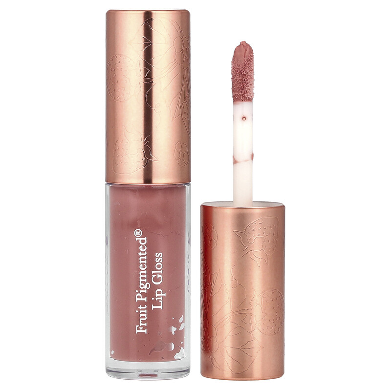 

100% Pure, Блеск для губ Fruit Pigmented, розовато-лиловый, 4,17 мл (0,141 жидк. Унции)