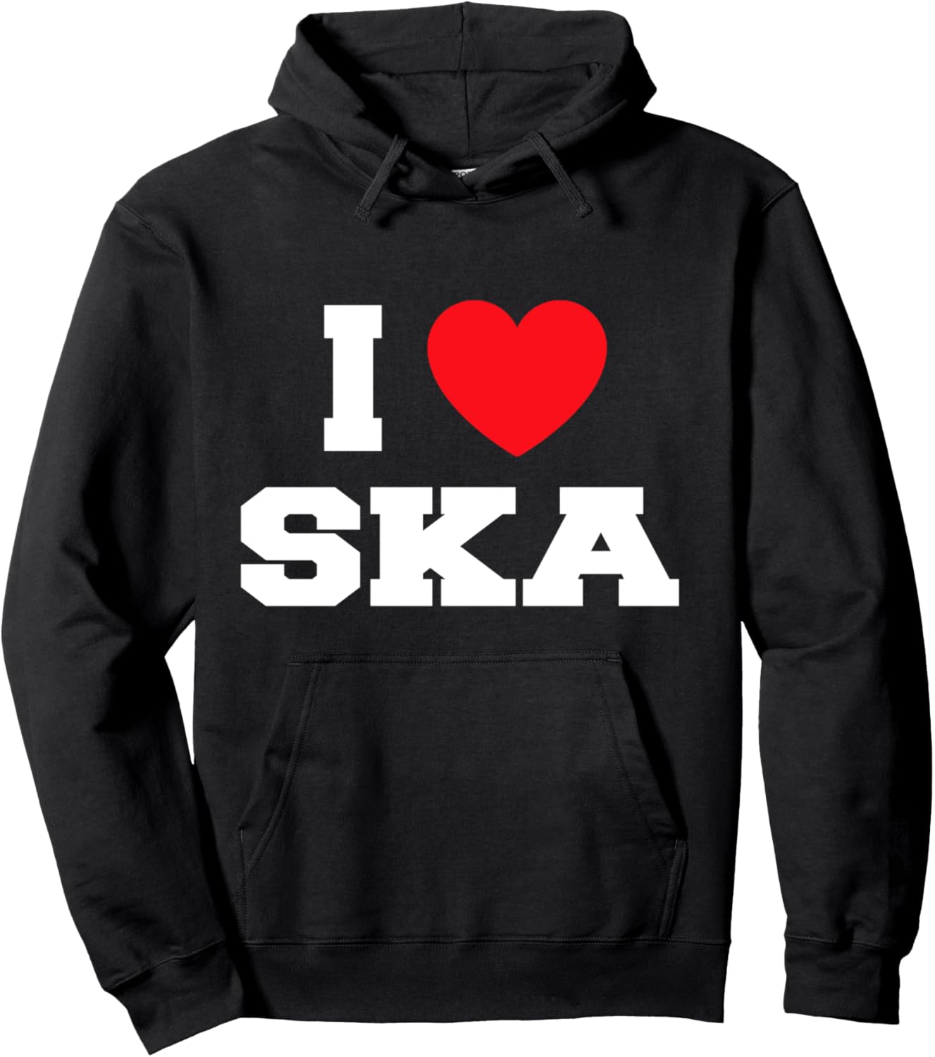 

Худи «Я люблю ска» My Heart, черный