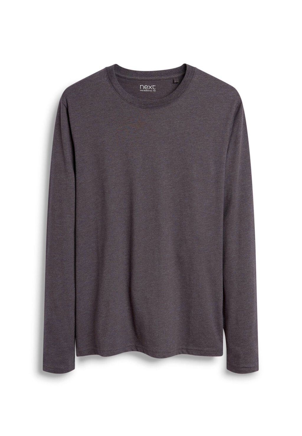 Топ с длинными рукавами CREW NECK SLIM FIT Next, темно-серый — фото 3