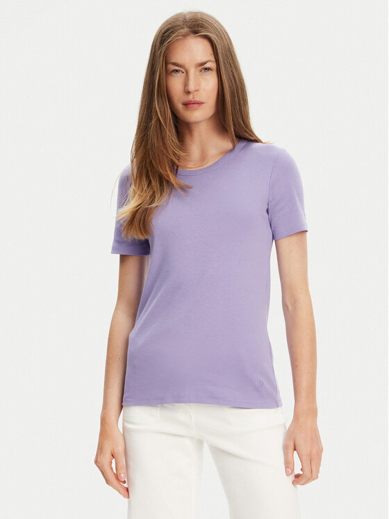 

Футболка обычного кроя 3GA2E16A0 United Colors Of Benetton, фиолетовый