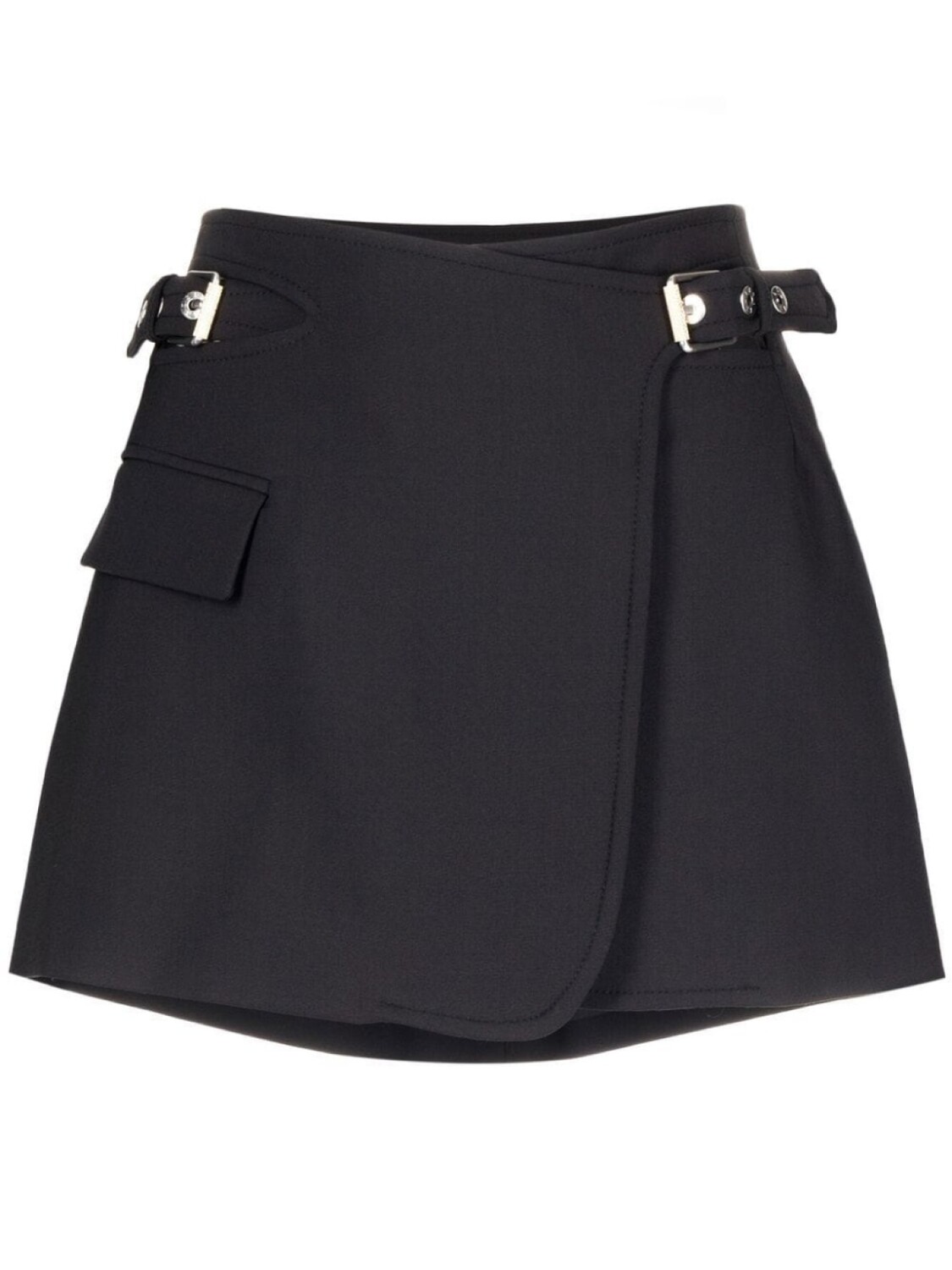 

Dion Lee юбка мини А-силуэта, черный