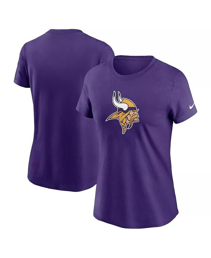 

Женская фиолетовая футболка с логотипом Minnesota Vikings Primary Nike, фиолетовый