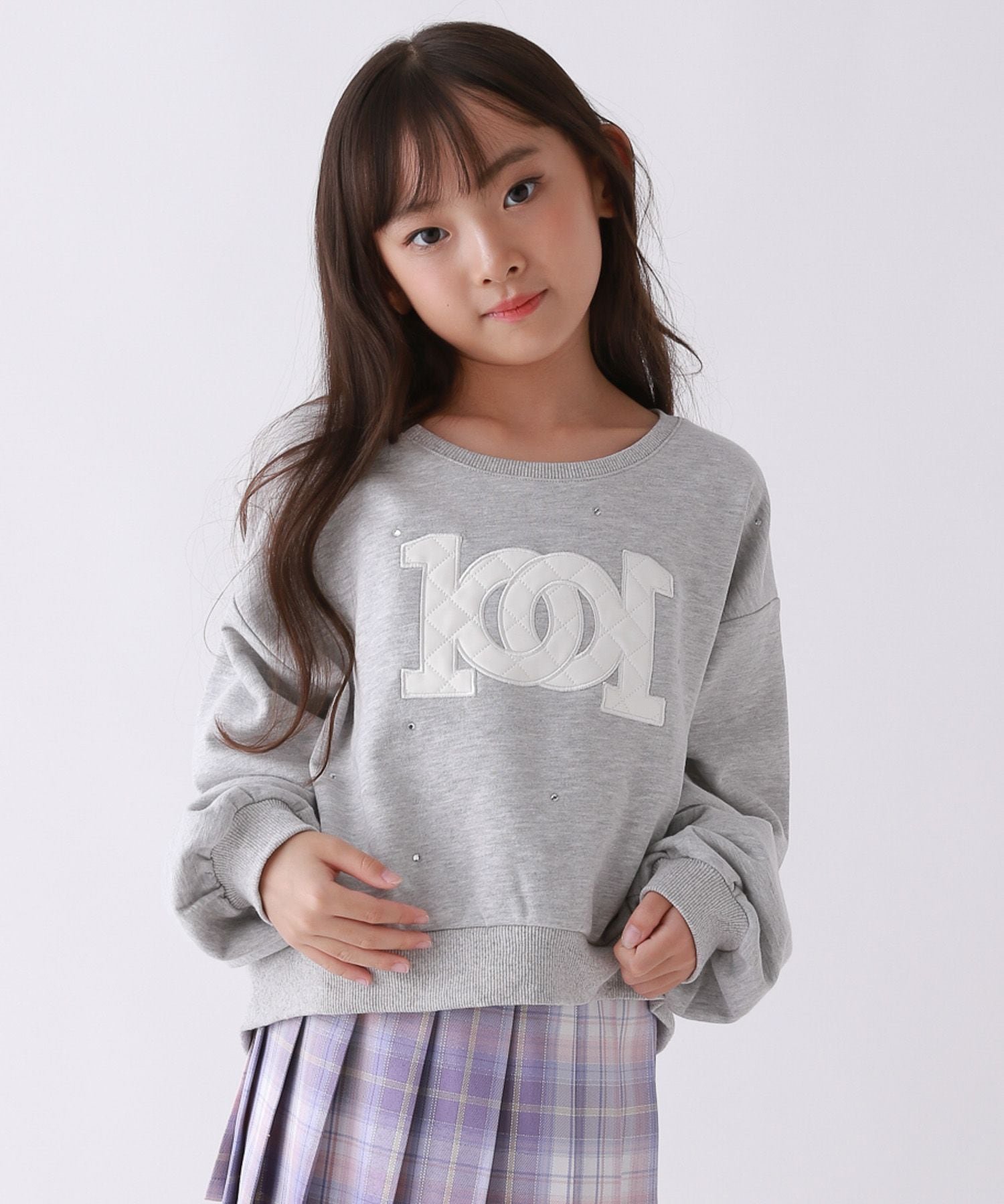 Свитшот Нашивка обратно 10C Repipi, Gray 15