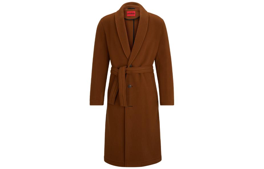 

HUGO BOSS Пальто мужское Медно-Рыжее, Rusty Copper