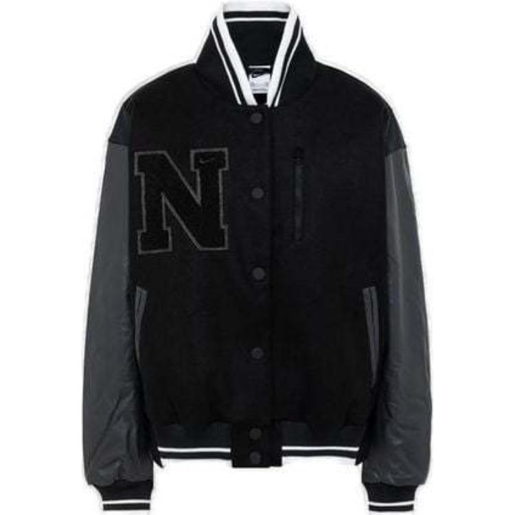 

Спортивная одежда Women's Oversized Wool Destroyer Jacket Nike, черный/темно серый/темно серый/темно серый