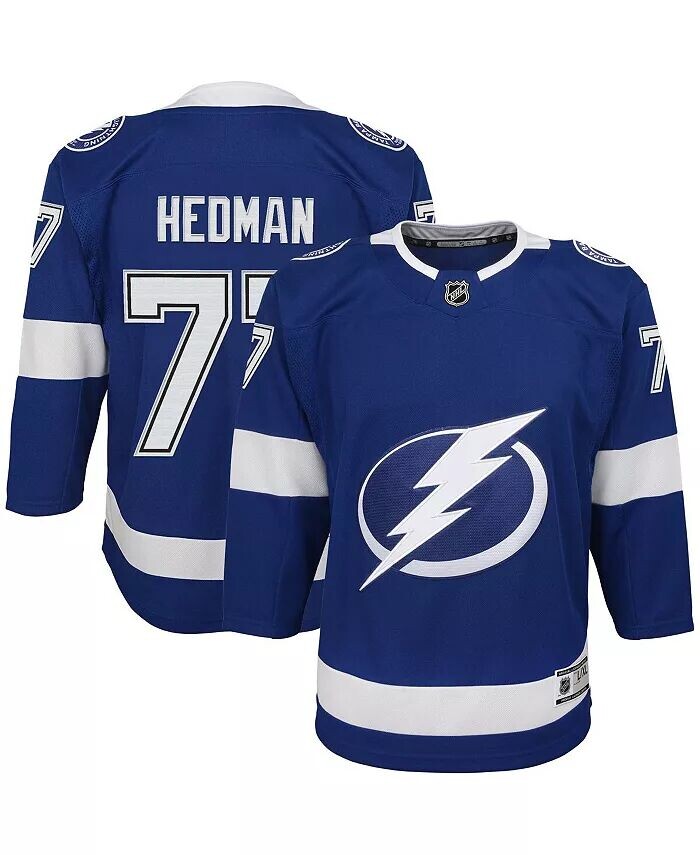 

Джерси Big Boys Victor Hedman Blue Tampa Bay Lightning Home Premier Player Outerstuff