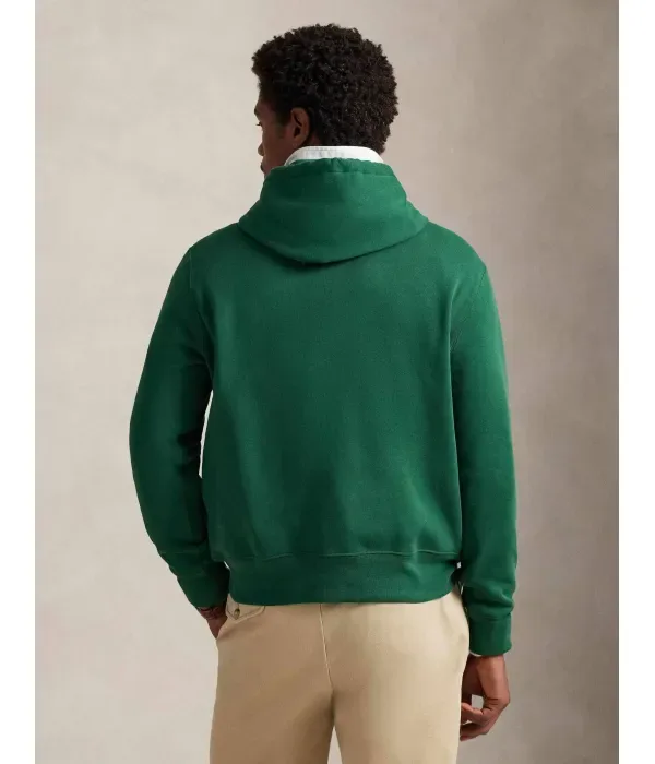 Толстовка regular fit Polo Ralph Lauren, бутылочно-зеленый — фото 3