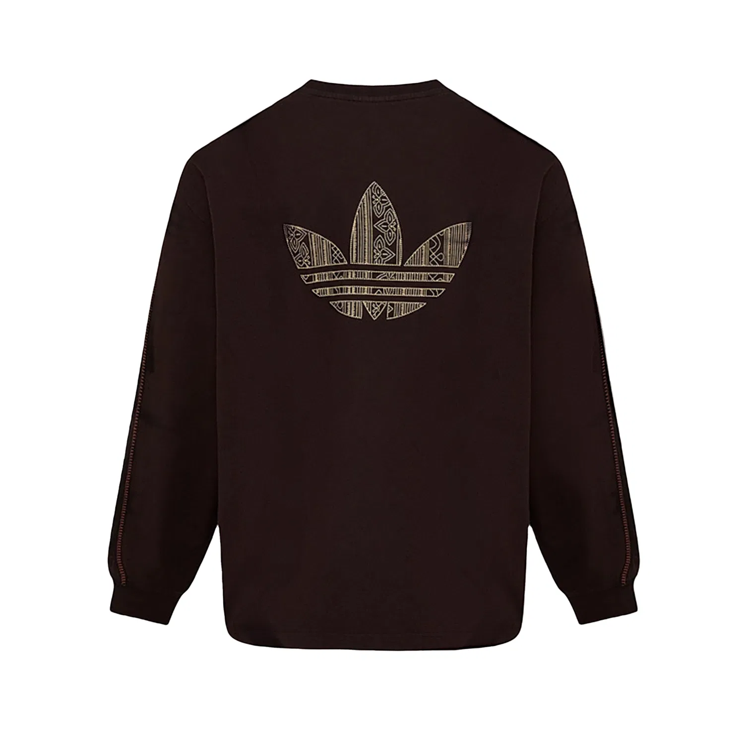 Футболка мужская Brown с круглым вырезом, средней посадки Adidas Originals — фото 3