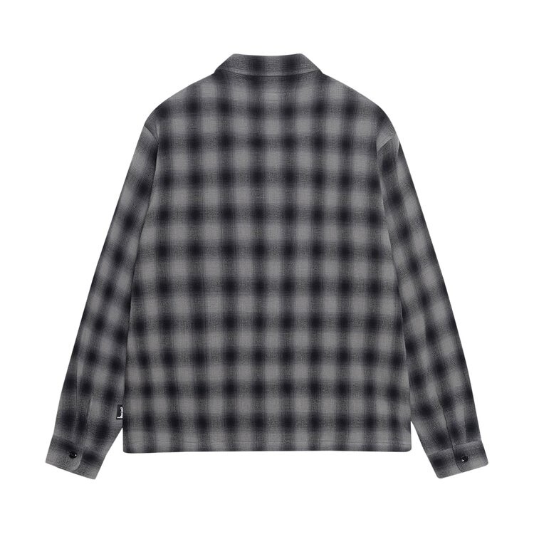 Рубашка Stussy Zip Twisted Yarn Plaid Shirt, разноцветный — фото 2