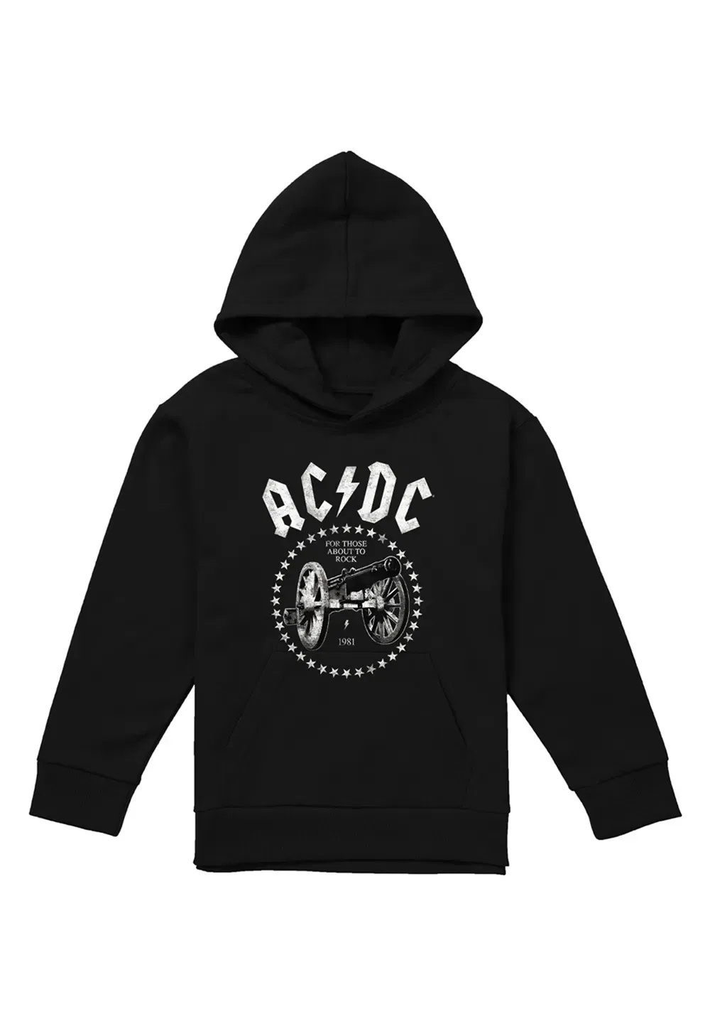 Детская худи ACDC About To Rock Cannon, черный Ac/Dc, черный — фото 4