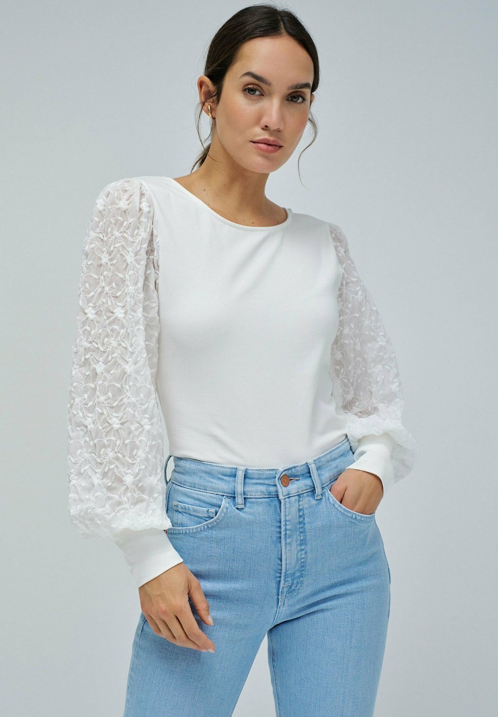 

Топ с длинными рукавами Salsa Jeans, бежевый