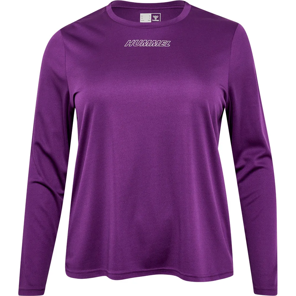 

Лонгслив Hummel TE Curvy, фиолетовый