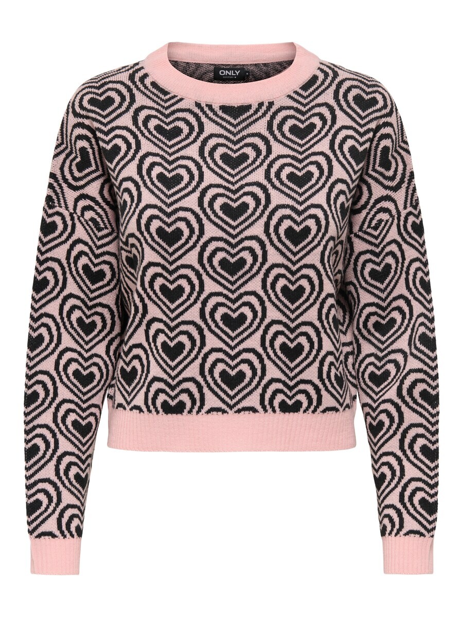 

Тонкий вязаный свитер ONLY Sweater ONLBetty, розовый