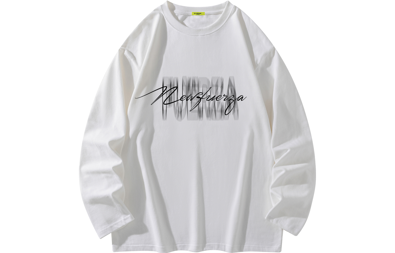 

Футболка унисекс FUERZA, черная [Aoli Fleece Высокая Плотность Круглый Вырез Чистая Версия]