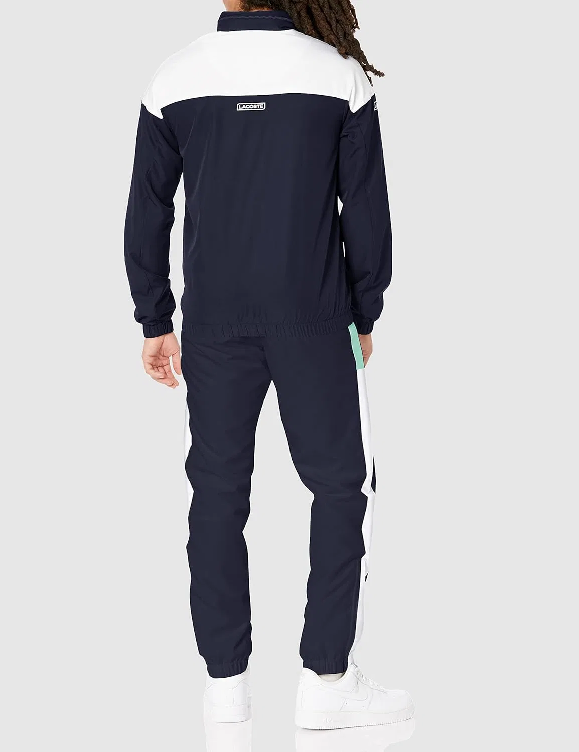 Легкий спортивный костюм для мужчин Lacoste, Navy Blue/White/Spirulina — фото 2