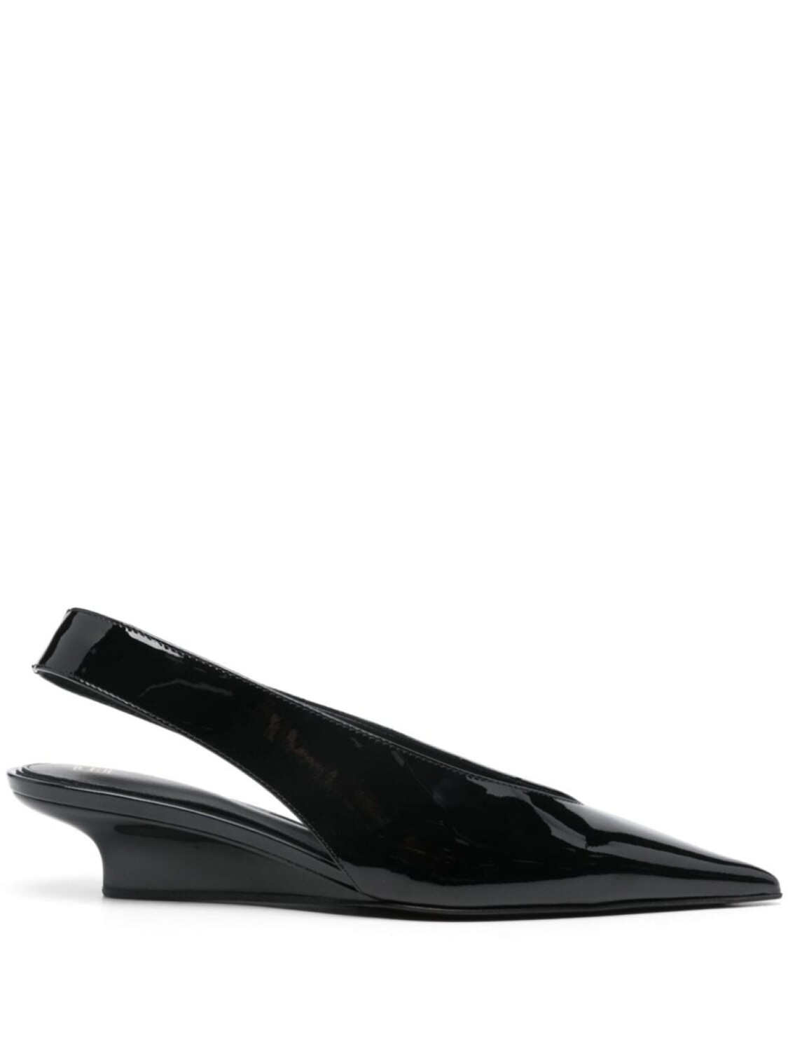 TOTEME туфли The Wedge-Heel с ремешком на пятке, черный