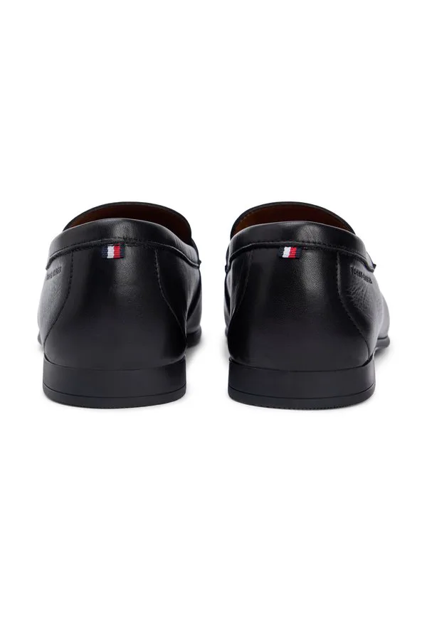 Кожаные гибкие лоферы без шнурков Tommy Hilfiger, Black — фото 4