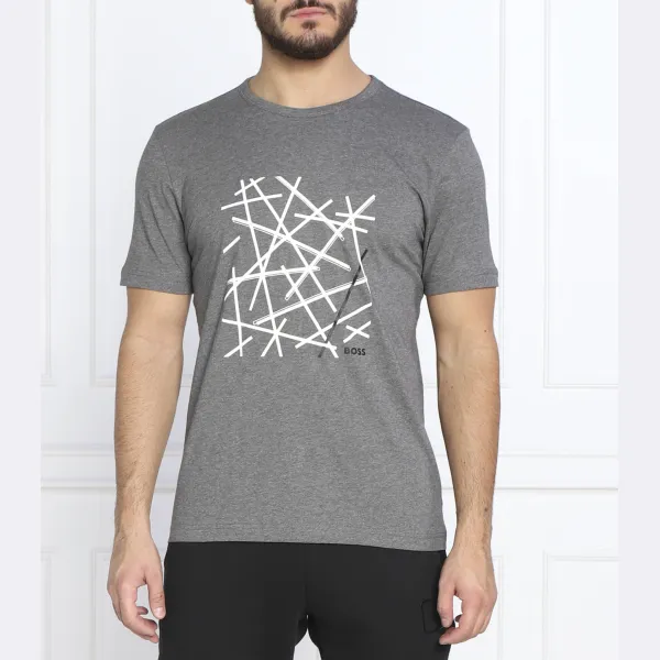 

Футболка стандартного кроя Tee 2 Boss, серый