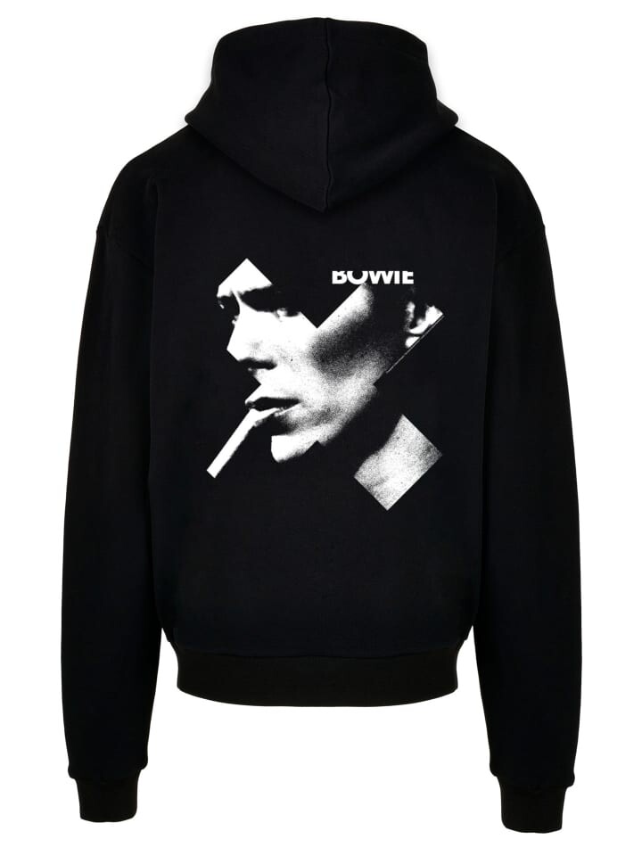 

Пуловер F4NT4STIC Ultra Heavy Hoodie David Bowie Cross Smoke, черный