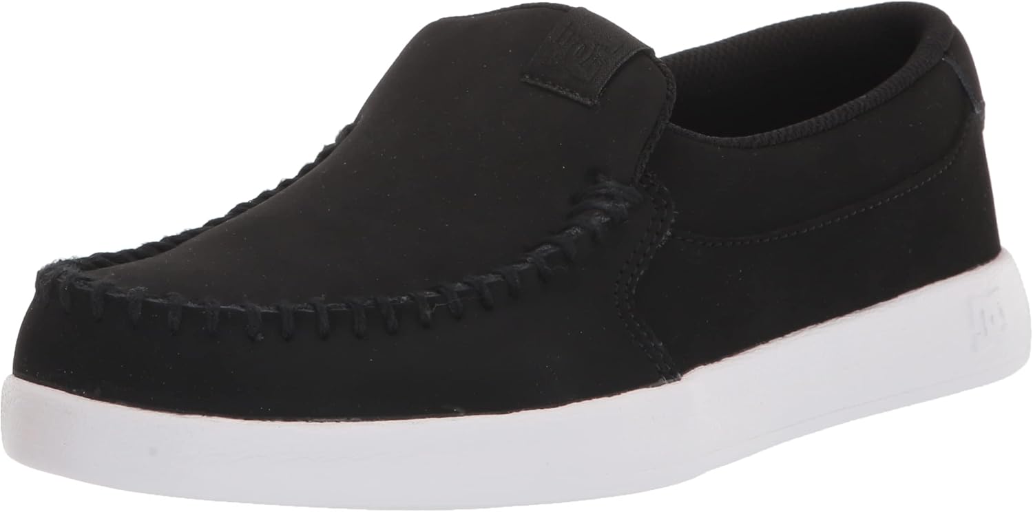 

Мужские слипоны DC Villain низкие повседневные кроссовки Dc Shoes, белый/черный