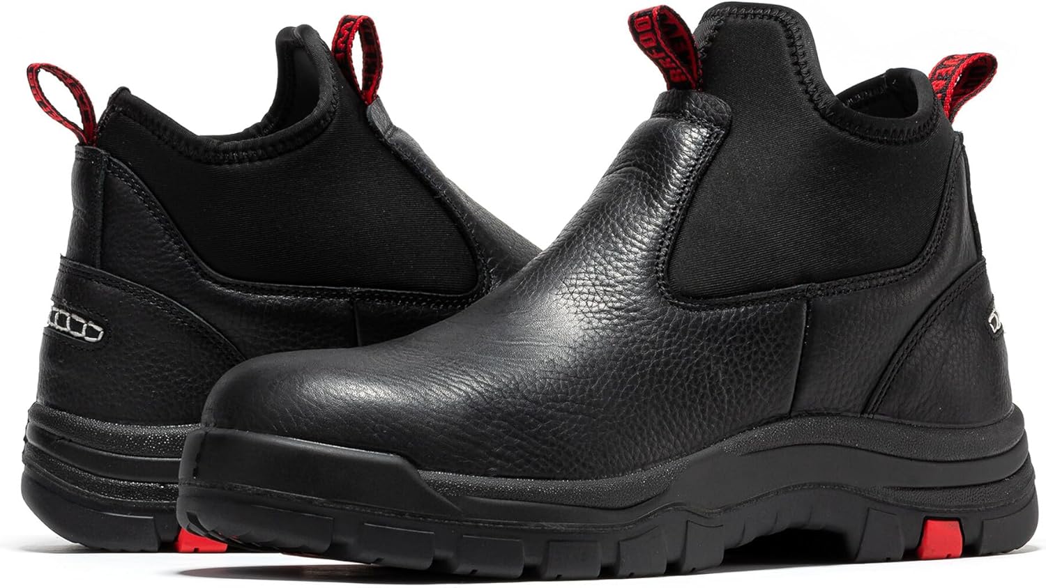 

Мужские черные ботинки Chelsea ROCKROOSTER Bakken, 15 см, водонепроницаемые ботинки с легким надеванием, класс EH, AK303- с мягким носком, AK323- со стальным носком, CP323- с композитным носком