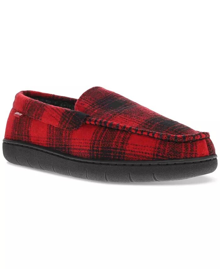 

Мужские тапочки Fields Buffalo Plaid Levi's, черный