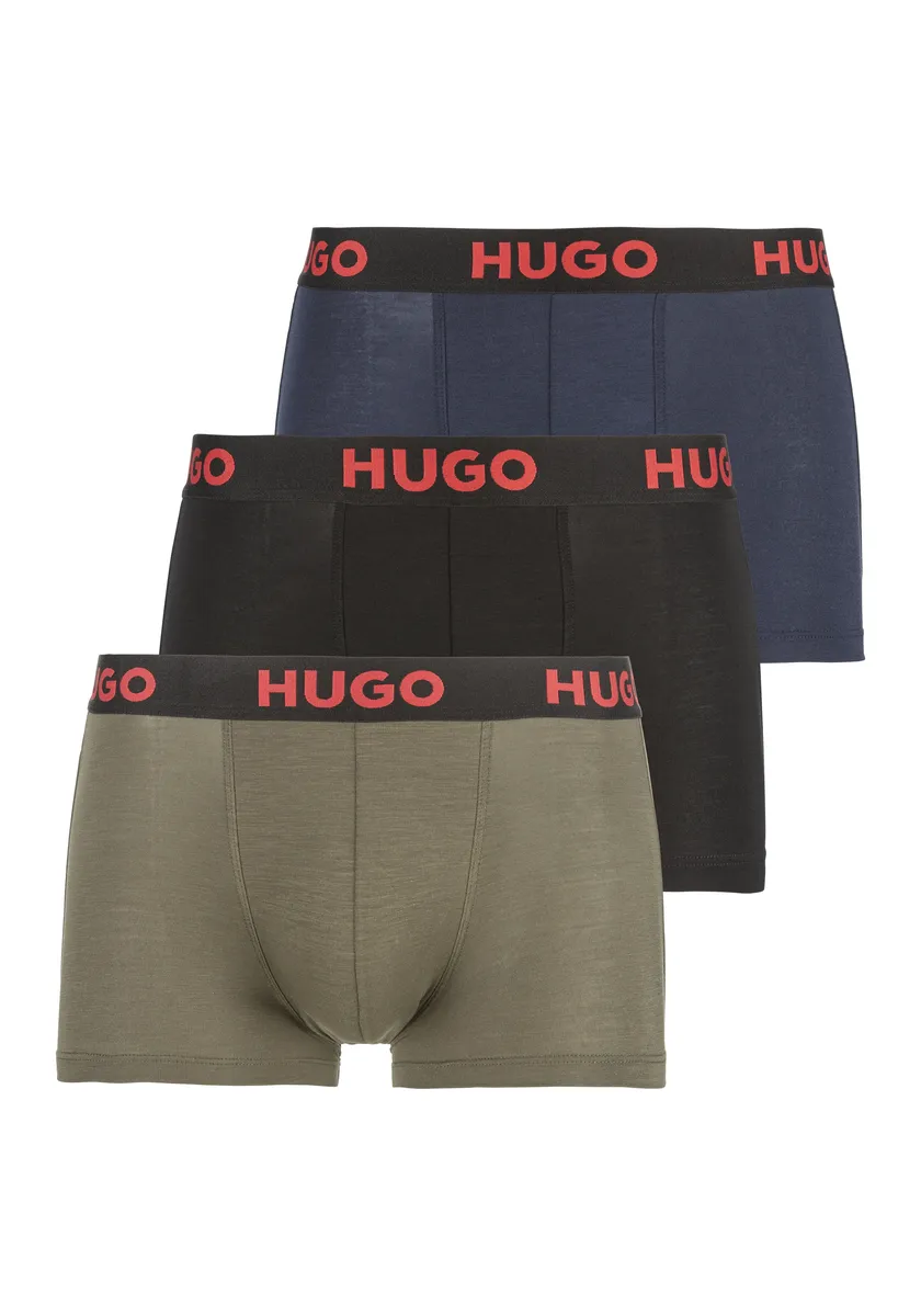 

HUGO Underwear Трусы "TRUNK TRIPLET NEBULA" (3 шт., в упаковке 3 шт.), с эластичным поясом с логотипом, зеленый