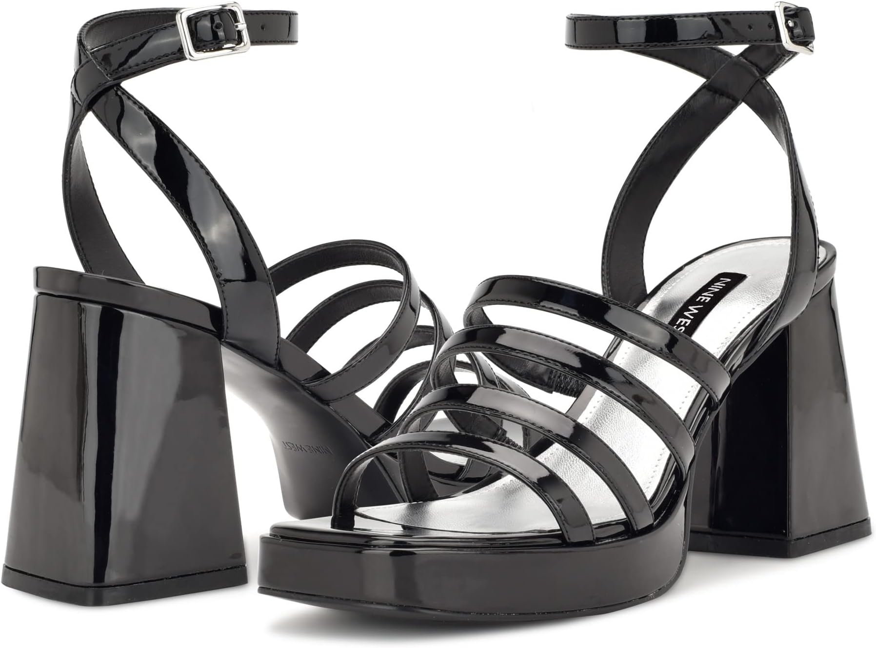 

Босоножки Teriss 3 Nine West, цвет Black Patent