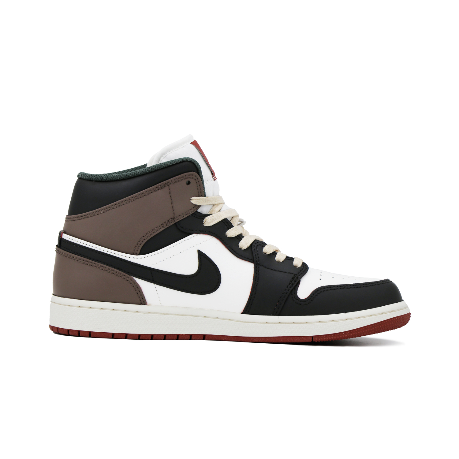 Jordan Кроссовки Air 1 Mid top Vintage Basketball Shoes Unisex Brown — фото 4