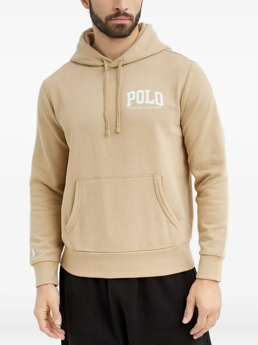

Худи с логотипом Polo Ralph Lauren, бежевый
