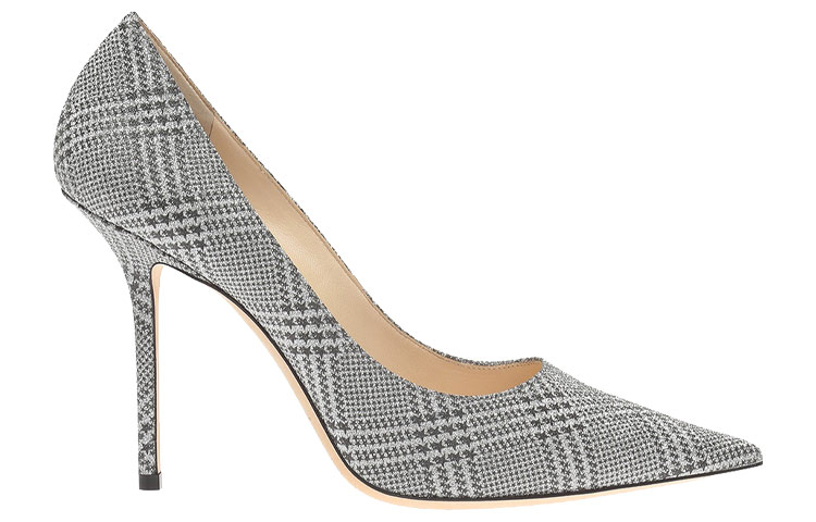 LOVE 100 Slim Heel Высокие каблуки Женские Серый Черный Jimmy Choo — фото 3