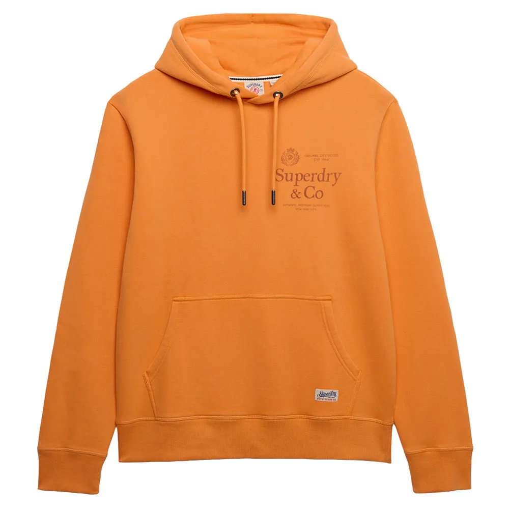 Худи свободного кроя Superdry 1954 Company, оранжевый — фото 3
