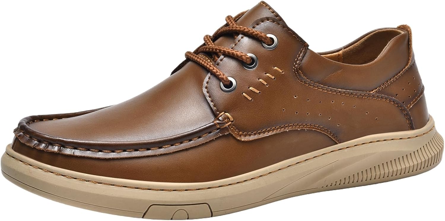 

Мужские лоферы SywzXxfybz, повседневные кожаные туфли, мягкие лоферы с пряжкой для мужчин, легкие лодочные туфли Sywzx&Xfybz, коричневый