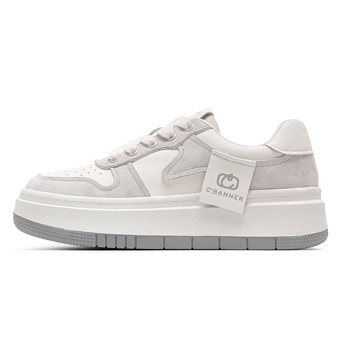 

Кроссовки C°BANNER Skateboarding Shoes Women's Low-top Gray, серый