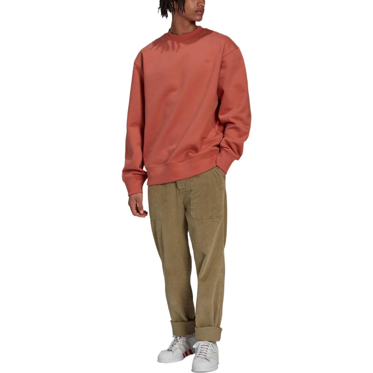 ADICOLOR CONTEMPO Толстовка Мужская Красный Adidas Originals, красный — фото 2