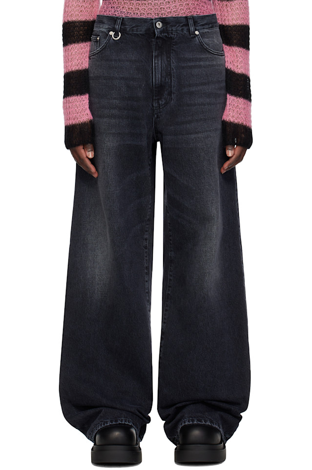 

Джинсы оверсайз We11Done, черный