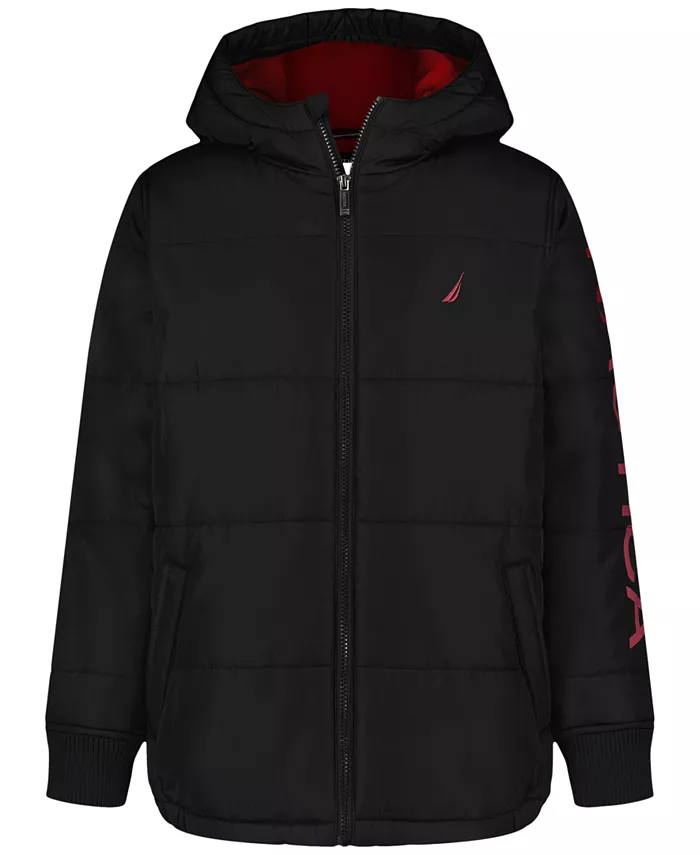 

Мальчиковая куртка-пуховик с длинным рукавом 2T-7 Nautica, черный